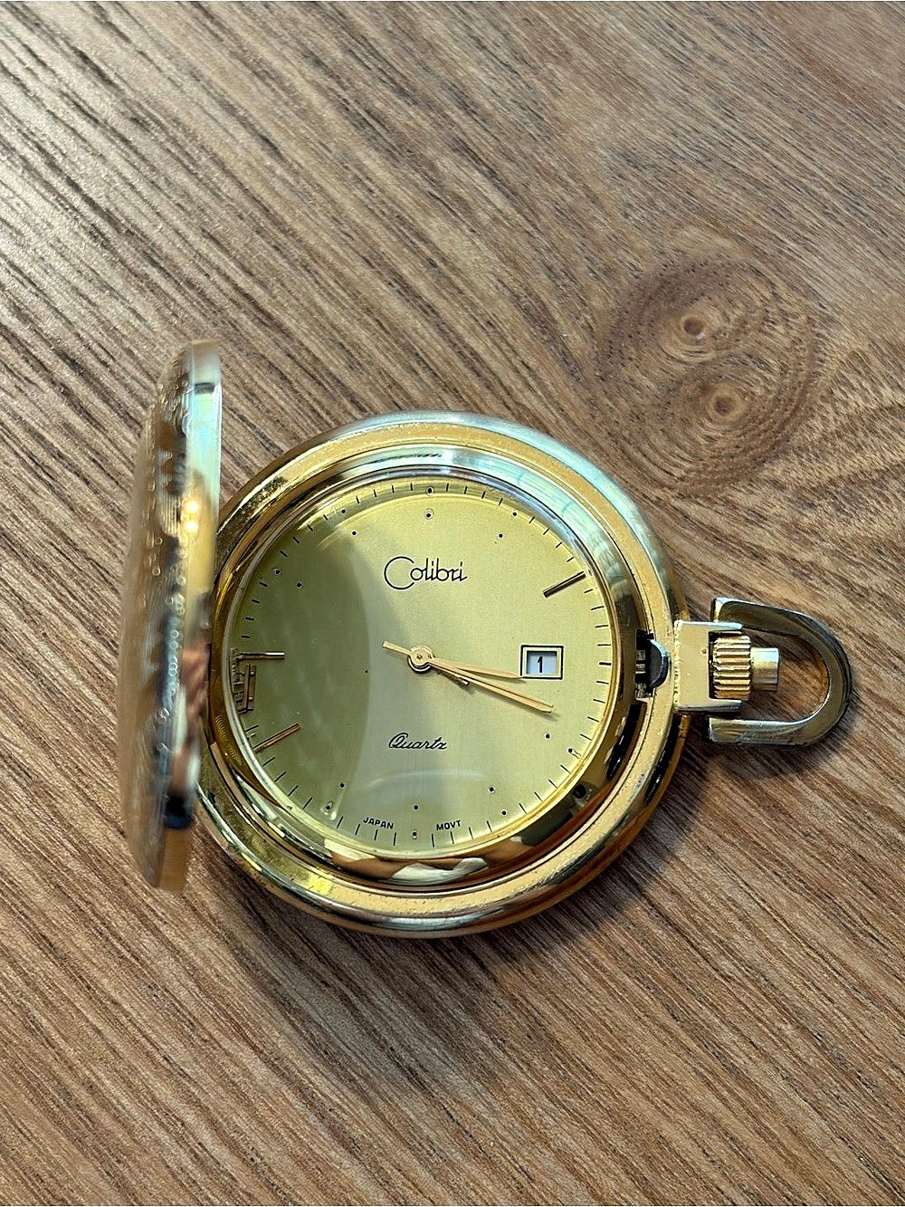 Colibri Pocket Watch - Gold Tone